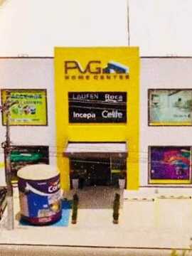 Fachada frontal da loja PVG
