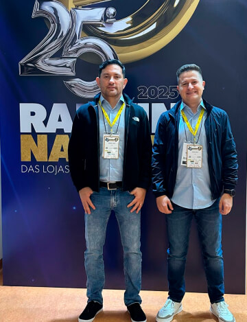 Antonio Jr e Renan Bisato na 25ª edição do Ranking Anamaco